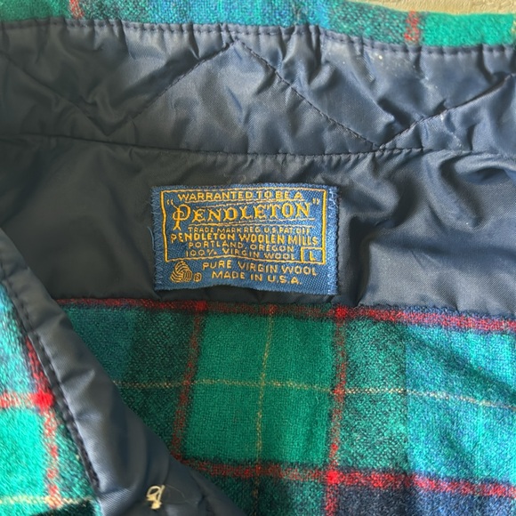 Pendleton Men’s Plaid Flannel Button Up size Large - Picture 6 of 13